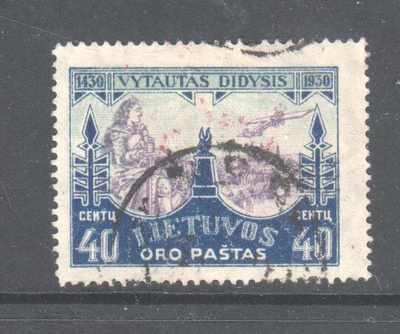 Liettua 1930 40C airmail