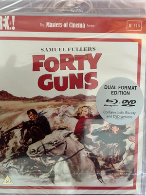 Forty Guns (Samuel Fuller) UUSI Eureka! Blu-Ray