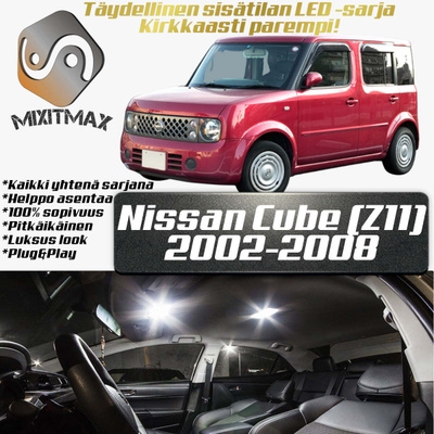 Nissan Cube (Z11) Sisätilan LED-sarja 6-osainen