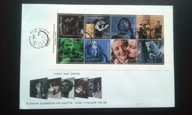 FDC Elokuva 100 vuotta 1.4.1996 LaPe 1332-1339 V31