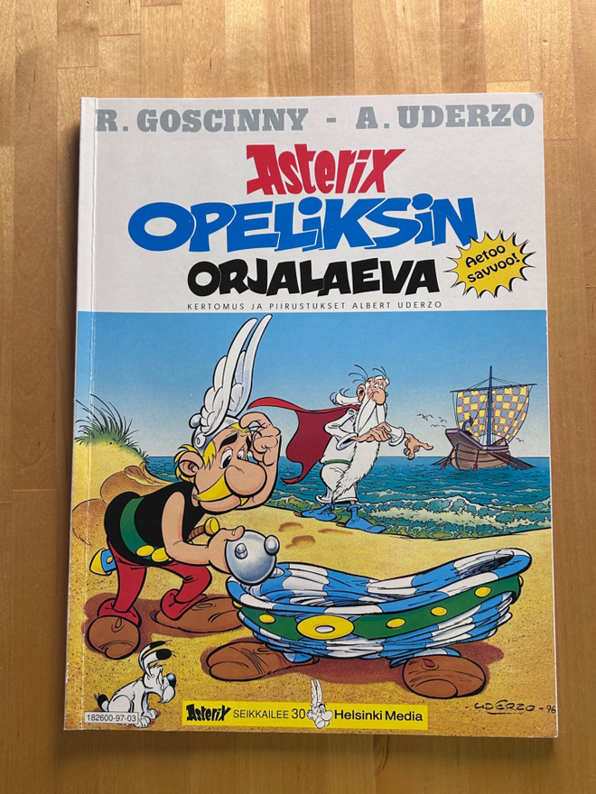 Asterix Opeliksin orjalaeva ( 1997 ) 1. Painos