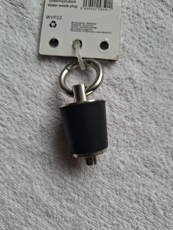Arctic Marine tyhjennystulppa 22 mm UUSI