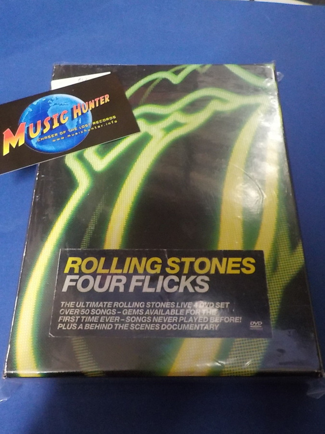 ROLLING STONES - FOUR FLICKS 4DVD BOKSI (W)