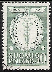 1962 Liikepankit 100 vuotta leimattu LaPe 549