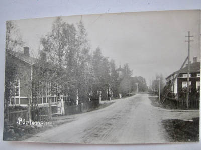VANHA Postikortti Pirttikylä Pörtom Närpiö 1922 kulk 1935