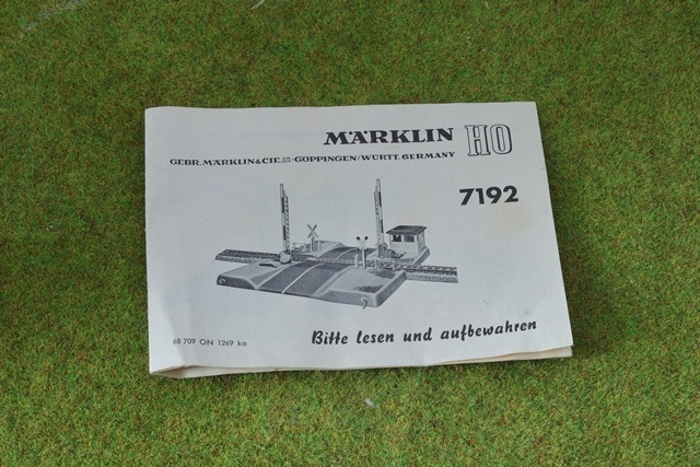 #A73 Märklin M tasoristeyksen 7192 ohjevihkonen
