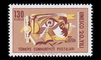 Turkki 2023 ** Unesco 20v (1966)