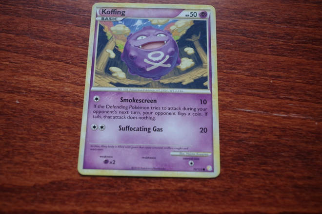 Koffing 70 /123, HeartGold & SoulSilver (2010), common