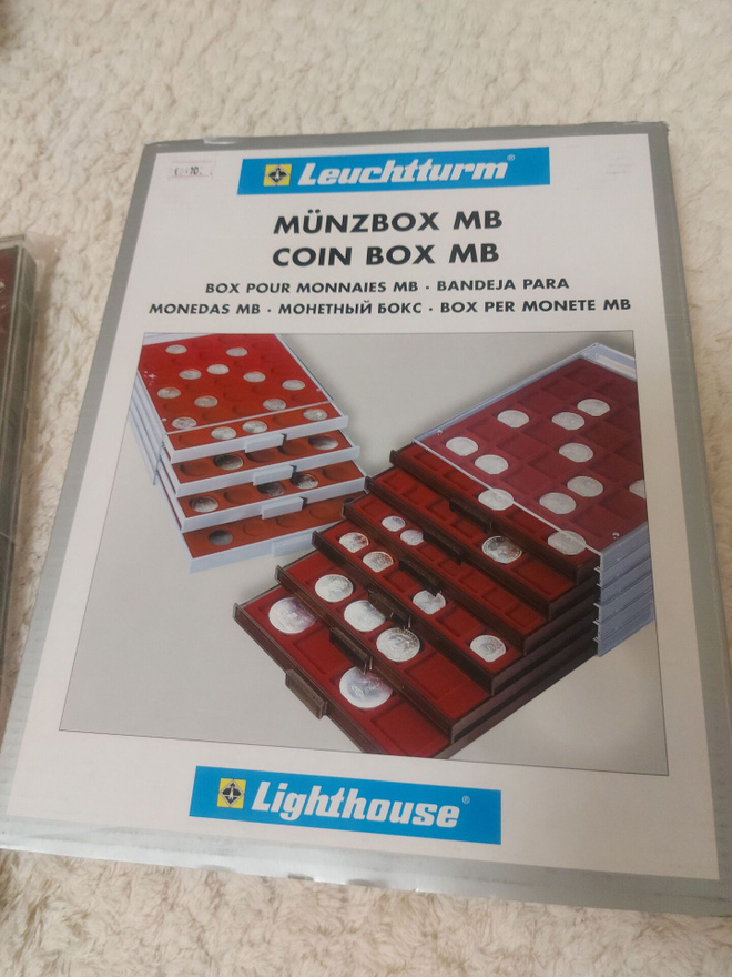 Leuchtturm MB -kolikkoboksi uusi