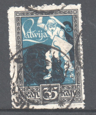 Latvia 1920 Mi 38