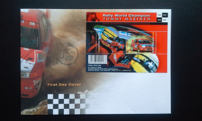 FDC Tommi Mäkinen 3.3.2000 LaPe 1513-1514 BL 24