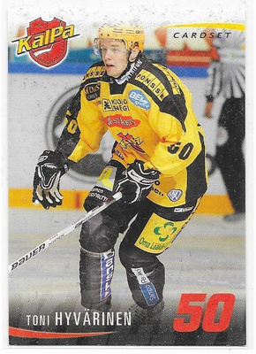 2009-10 CardSet #96 Toni Hyvärinen Kalpa