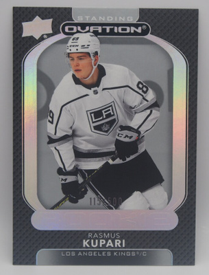 2021-22 Upper Deck Standing Ovation Rasmus Kupari /500