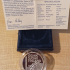 100 mk 1994 Yl. urh. EM-kisat Hopea 925 Proof - pikkukuva 1
