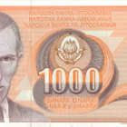 Yugoslavia 1.000 Dinars 1990 Nikola Tesla 1856-1943 #649 - pikkukuva 1