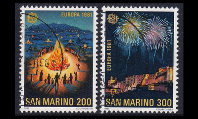San Marino 1225-6 o Europa (1981)