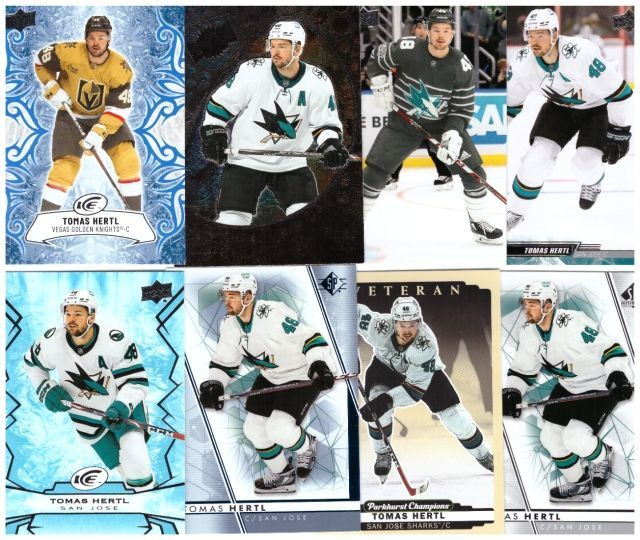 8 x TOMAS HERTL Sharks, Golden Knigth