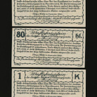Itävalta Notgeld 50, 80 Heller, 1 Krone, Linz, 2. painos - pikkukuva 2