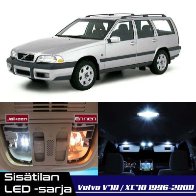 Volvo V70 / XC70 Sisätilan LED-sarja 18-osainen