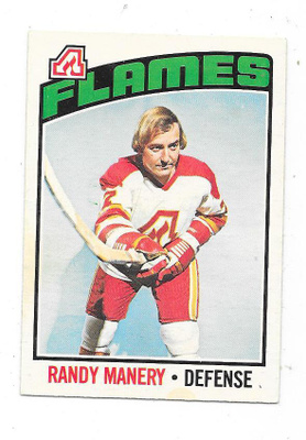 1976-77 OPC #24 Randy Manery , Atlanta Flames