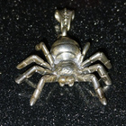 5.6cm iso Hopea Hämähäkki riipus 925 - pikkukuva 4