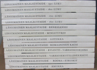 Länsimainen maalaustaide 1 - 12. Wsoy 1962 - 1964.