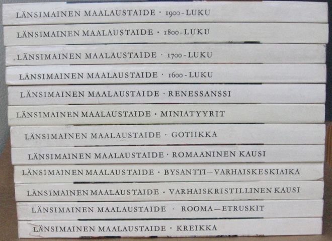 Länsimainen maalaustaide 1 - 12. Wsoy 1962 - 1964.