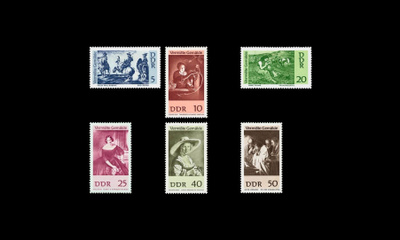 DDR 1286-91 ** Kadonneita maalauksia (1967)