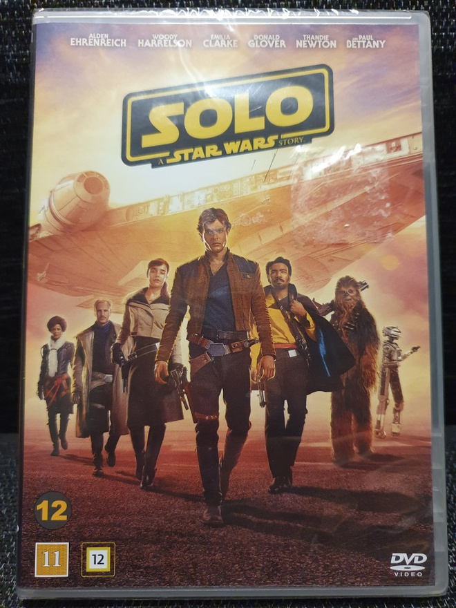 Solo a Star Wars story (Dvd, uusi)