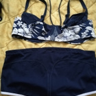 Dorina- 85 E bikini ylä- & alaosa , siniset/valkea 44 kukka - pikkukuva 2