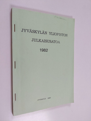 Jyväskylän yliopiston julkaisusatoa 1982