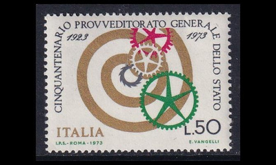 Italia 1408 ** Valtion hankintatoimisto 50v (1973)