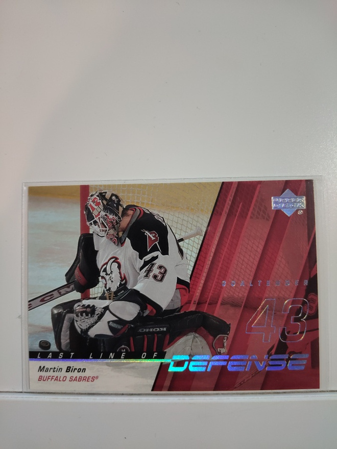 2002-03 Upper Deck - Last Line of Defense #LL2 Martin Biron
