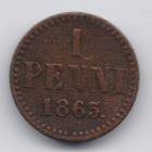 1865 1 penni tyyppi 2.2 kl4 - pikkukuva 1