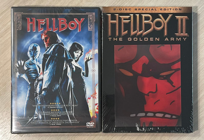 Guillermo Del Toro: HELLBOY 1&2 (3DVD) Ron Perlman (UUSI)
