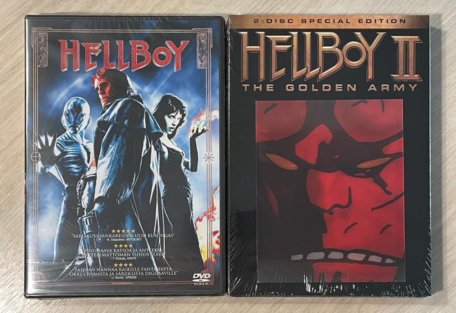 Guillermo Del Toro: HELLBOY 1&2 (3DVD) Ron Perlman (UUSI)