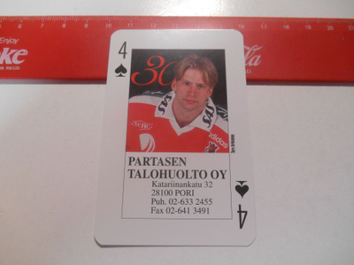 ÄSSÄT Pelikortti # Pata 4 Tero Arkiomaa