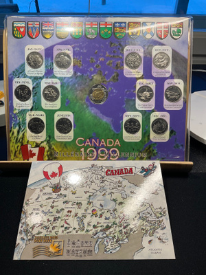 Canada Millenium 1999 coin set - Months