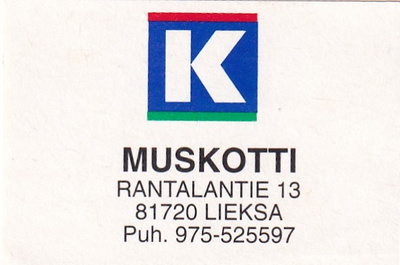 Lieksa, K Muskotti    b617