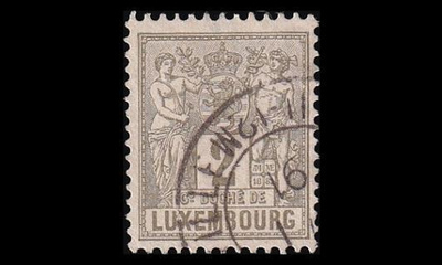 Luxemburg 46aD o Allegoria 2 C (12½) (1882)