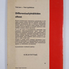 Yrjö Juve : Differentiaaliyhtälöiden alkeet - pikkukuva 2
