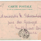 1899 Venäläinen kirkko (Hki) postikortti Ranskaan - pikkukuva 2