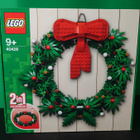 LEGO 40426: Christmas Wreath 2-in-1 (joulukoristeet) - pikkukuva 1