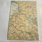 Karttakortti Iisalmi Kajaani Kemi MMH 1933 painos - pikkukuva 1