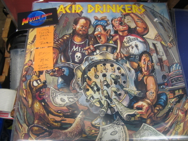 ACID DRINKERS - DIRTY MONEY DIRTY TRICKS - EX-/EX - LP