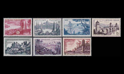 Ranska 1064-70 ** Maisemia (1955)