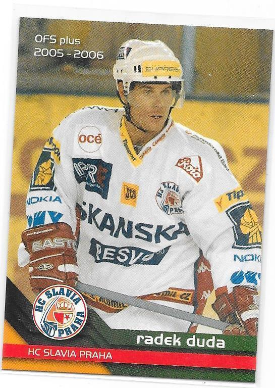 2005-06 OFS Plus #49 Radek Duda Slavia Praha ex- Ilves