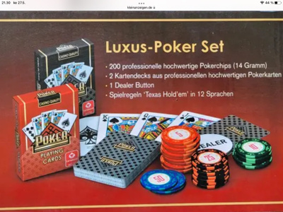 CARTAMUNDI LUXURY POKER SET - LUKSUSLUOKAN POKERISARJA.NOUTO