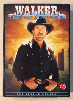 Walker, Texasista: Kausi 2 (1994-95) Chuck Norris (7DVD)
