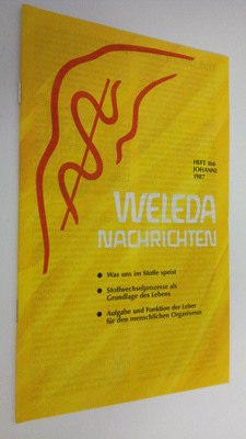 Weleda Nachrichten heft 166 Johanni 1987 : Was uns im Sto...